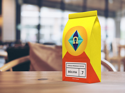 Omega Coffee brand design illustration packaging packagingpro