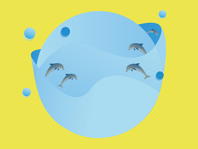 water planet graphic design illustration vector