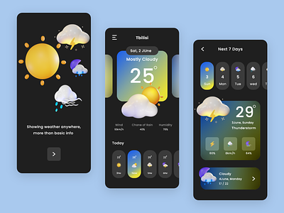 Weather App Design