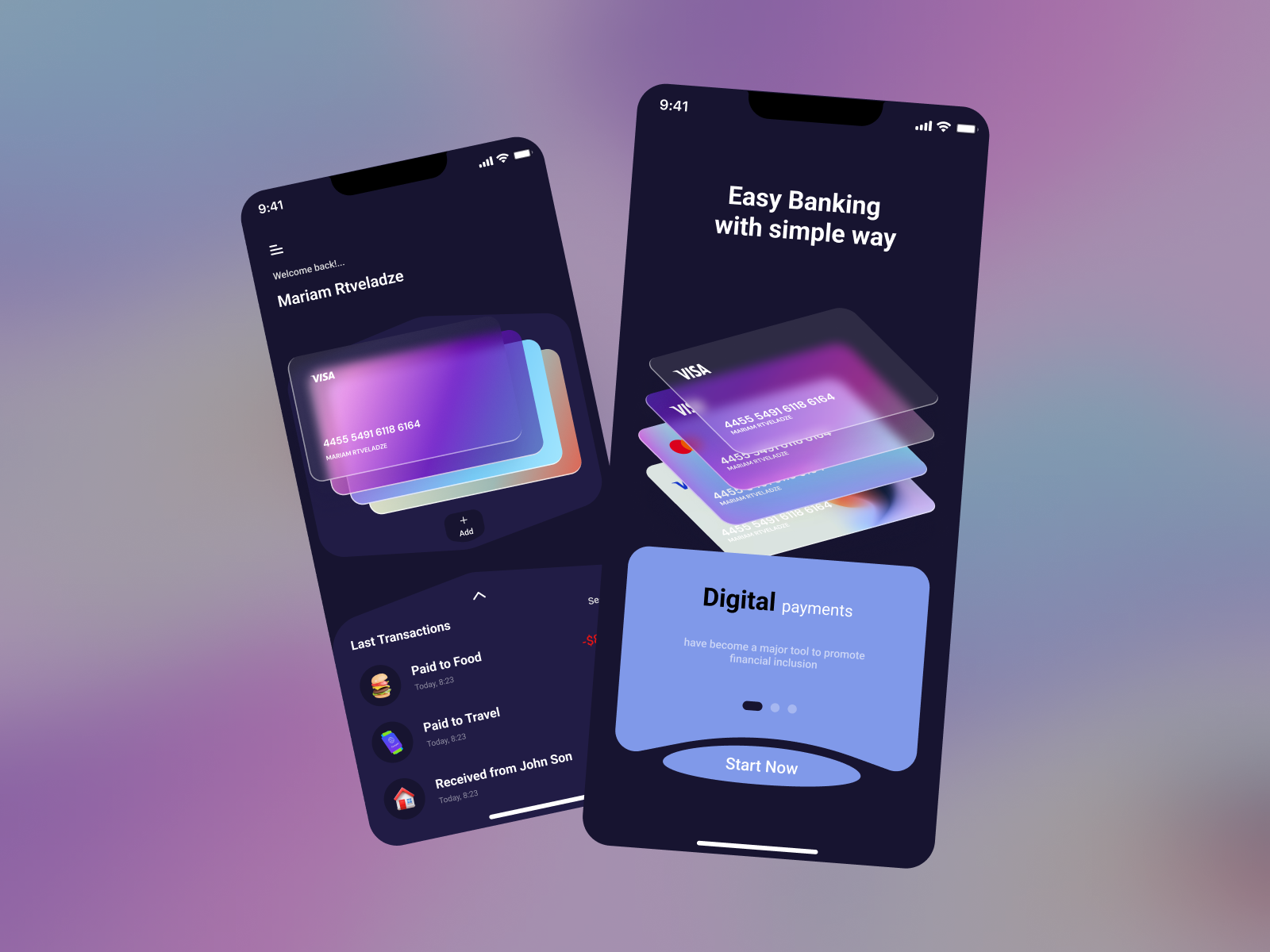 Digital Payments App Design by Mariam Rtveladze on Dribbble