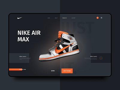 Nike - Sneaker Store website