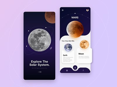 Space App Design Concept