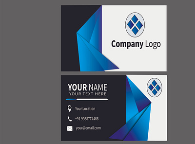Modern Business Card adobe illustrator graphic designer web developer webdesign website website design