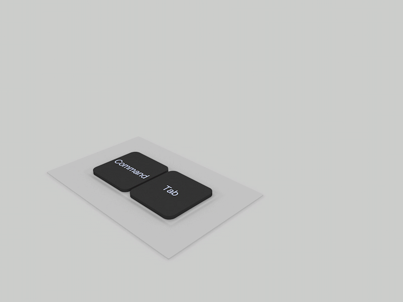 Motion of Shortcuts Display