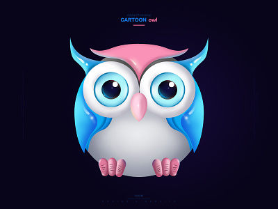Owl Icon cartoon icon owl ps