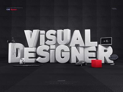 C4D Banner For My Personal Website