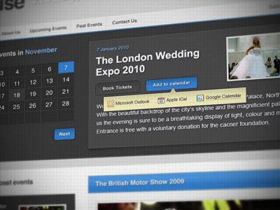 A Wordpress theme design in the making event management woothemes wordpress theme