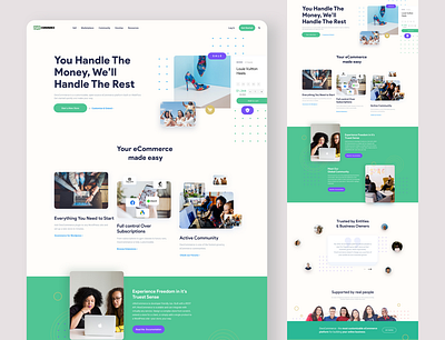 OwoCommerce (WooCommerce Landing Page Redesign) commerce design figma landing design landing page design woocommerce