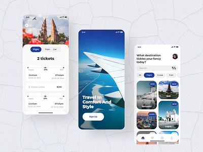 Flight Booking App UI app figma flight booking app mobile app mvpdesign travel app uidesign