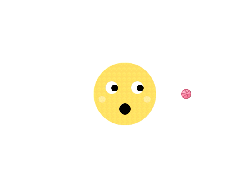 Debut Shot! dribbble fight smiley