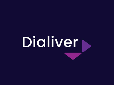 Dialiver Logo Design branding clean design flat graphic design icon illustration illustrator logo logobrand minimal typography