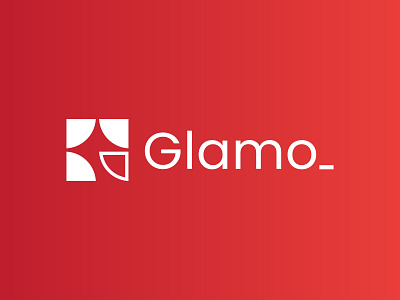 Glamo Logo Design branding clean design flat geometric graphic design illustration illustrator logo logobrand logos minimal simple typo