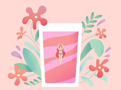 June in Bloom 2022 design flatillustration icon illustration procreate