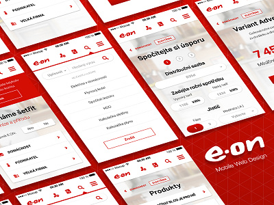 Mobile Website Design app design mobile ui webdesign