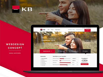 KB Webdesing bank banking design graphic mywork references webdesign website