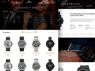 Luxury e-commerce design concept design ecommerce eshop luxury luxuryproperty luxurywatch uidesign uxdesign watch watches webdesign webdesigner
