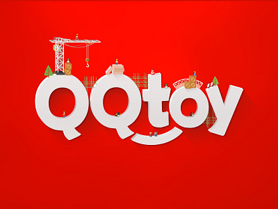 QQtoy illstration logo red web