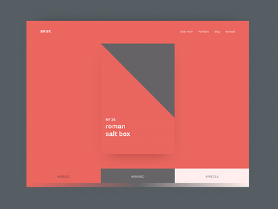 Color Cards - Color fluid minimal red responsive ui uxui web design webapp design webdesign