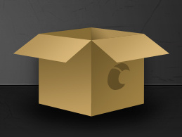 Box box cardboard large icon