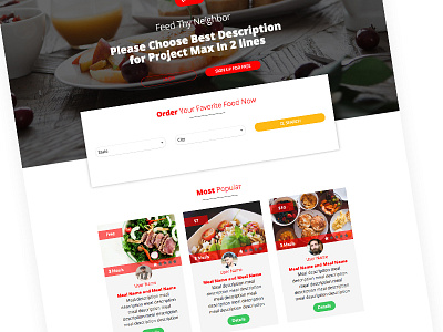 Order Food Online food restaurant sketch app ui design ux design web app