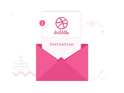 Dribbble Invitation dribbble invitaion