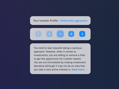 Onboarding | Get your Investor Profile