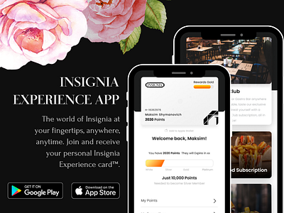 Insignia Experience | App showcase
