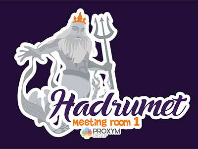 Sticker for meeting room