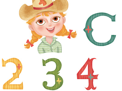 cowgirl spots 2 3 4 c cowgirl numbers