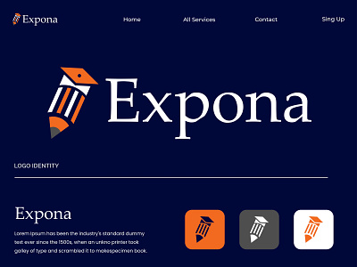 Expona education university college logo