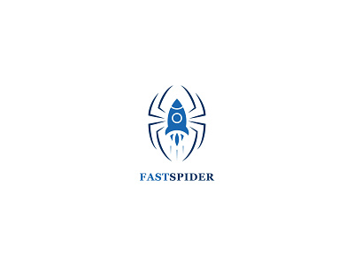 Fast spider logo design