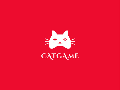 Catgame logo design. pet lover gaming logo