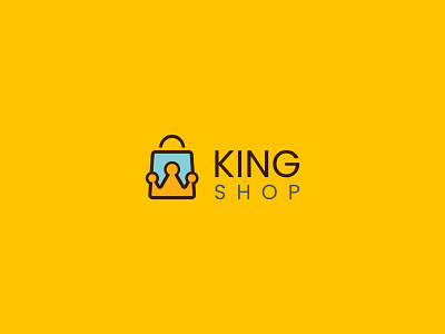 shopping king logo. king bag logo design app apps logo bag logo branding design gradient logo illustration logo logo design online shopping shop shop king logo shopping shopping king shopping logo ui vector