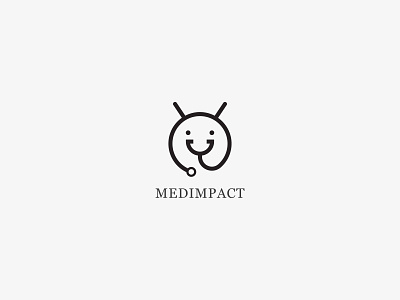 medimpact pet doctor logo. veterinary clinic logo