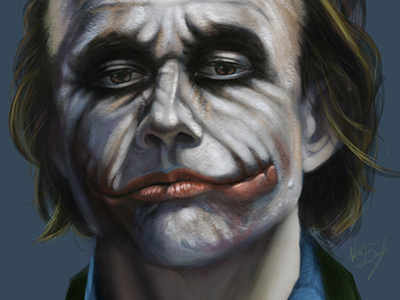 Villain Series - The Joker heath illustration joker