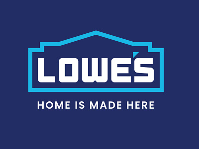 Lowe's Refresh branding design digital graphic vector