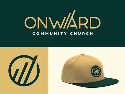 Onward Community Church bible branding church digital frisco graphic design logo texas vector