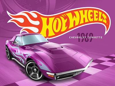 Hot Wheels Refresh branding design digital hot wheels logo vector