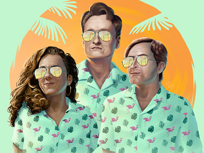Summer Vibes with the Chill Chums digital illustration
