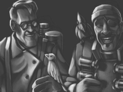 TF2 Update 2 2 digital fortress illustration team