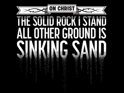 Sinking Sand christ sand sinking