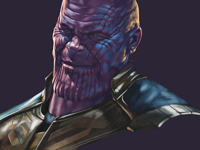 Thanos - WIP 2 digital illustration marvel