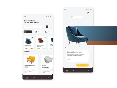 FURNITURE APP UI