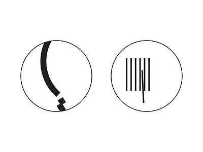 Composition 2 black composition graphic identity illustration logo vector