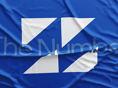 The Number Logo branding graphic identity logo typography