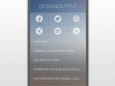 DESIGNOUTPUT mobile light minimalistic mobile