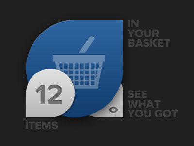 In my basket basket cart shopping ui