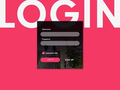 Daily UI #1 - Login daily daily100 dailyui day 6 day001 login ui