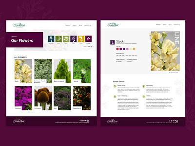OVF - Product Page & Single Flower Page