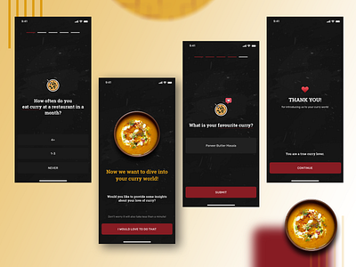 Restaurant Onboarding Screens app design icon illustration illustrator ui ux vector